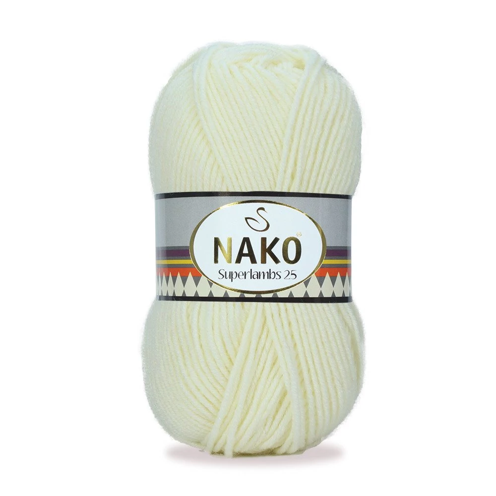 Nako Superlambs 25 – 2378 – Törtfehér