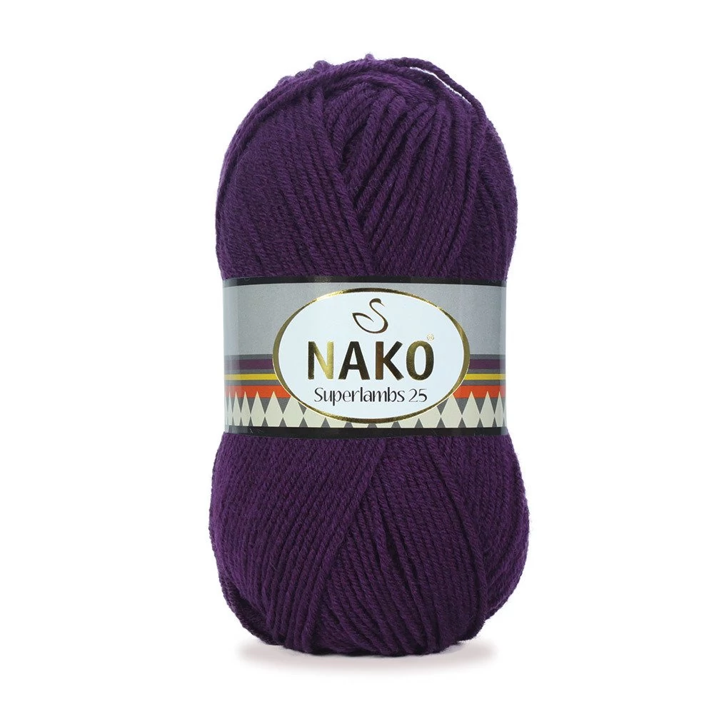 Nako Superlambs 25 – 6767 – Sötétlila