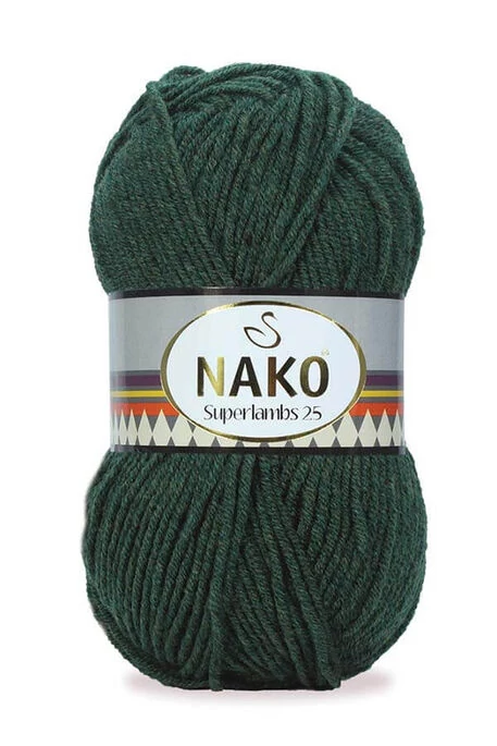 Nako Superlambs 25 – 3255 – Sötétzöld