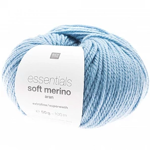 Rico Essentials Soft Merino Aran - égkék