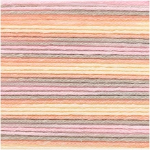 Rico Baby cotton soft print - rózsa-oliva