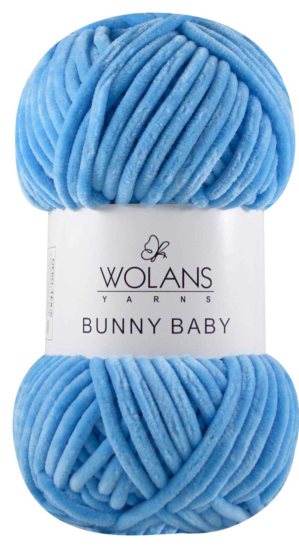 Bunny Baby plüssfonal - türkisz kék