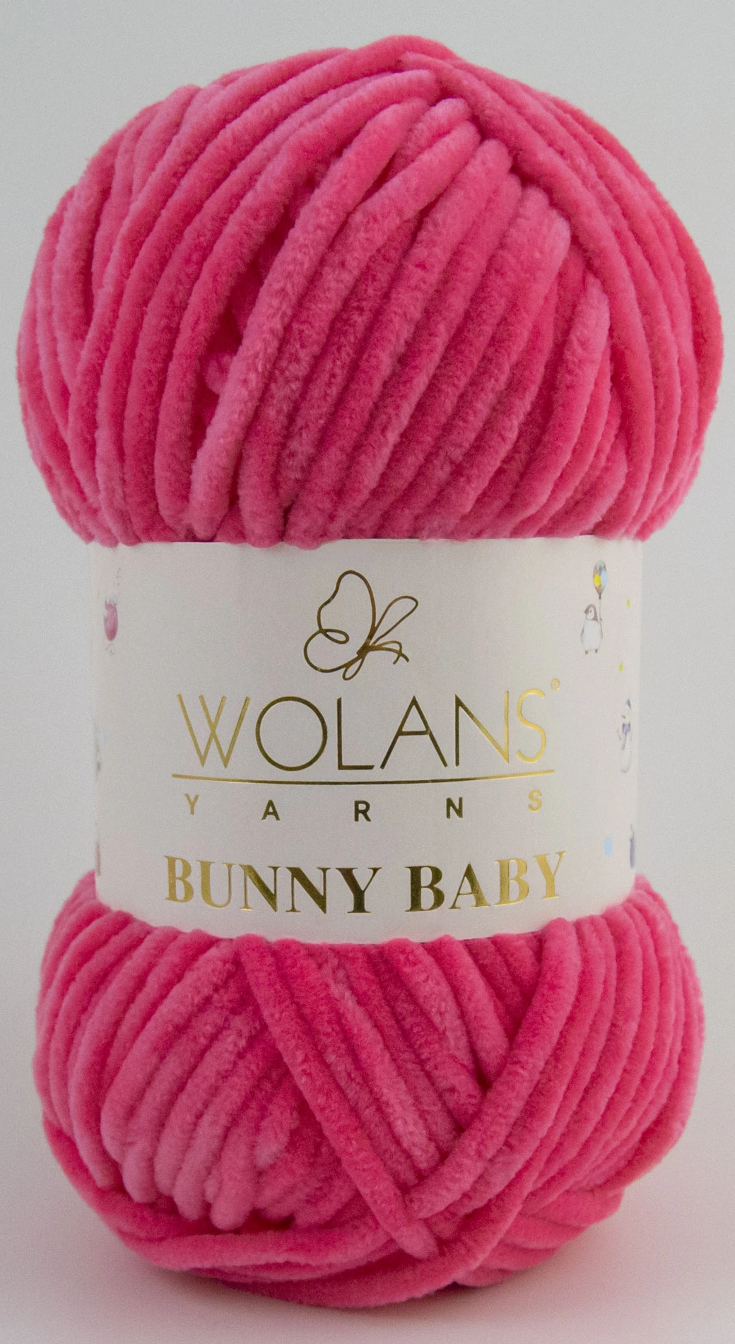 Bunny Baby plüssfonal - Bright pink