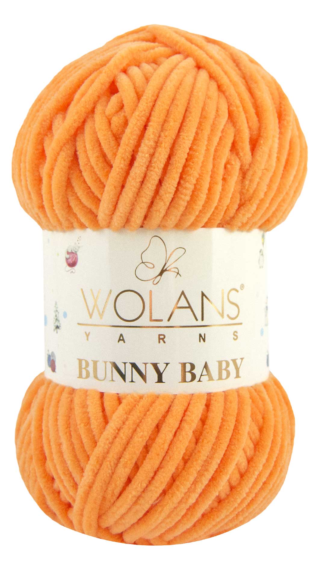 Bunny Baby plüssfonal - mangó