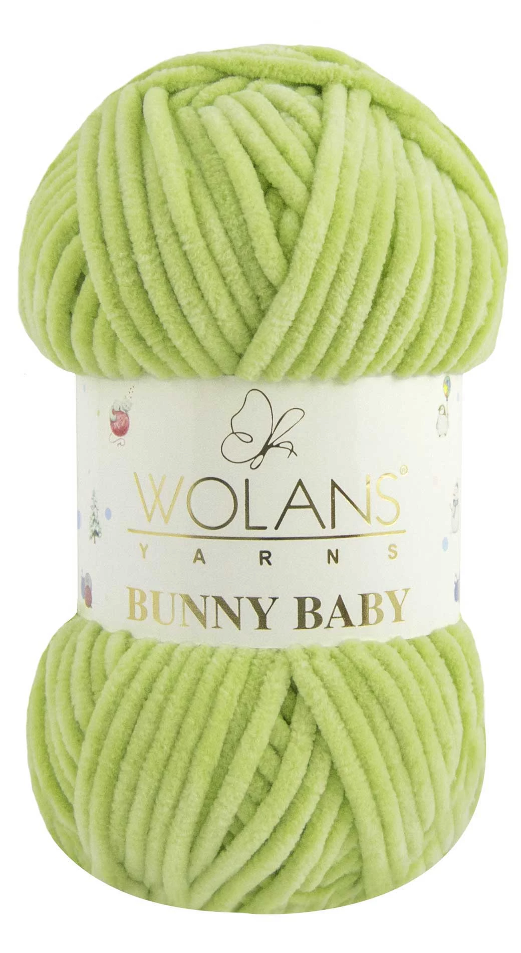 Bunny Baby plüssfonal - pisztácia