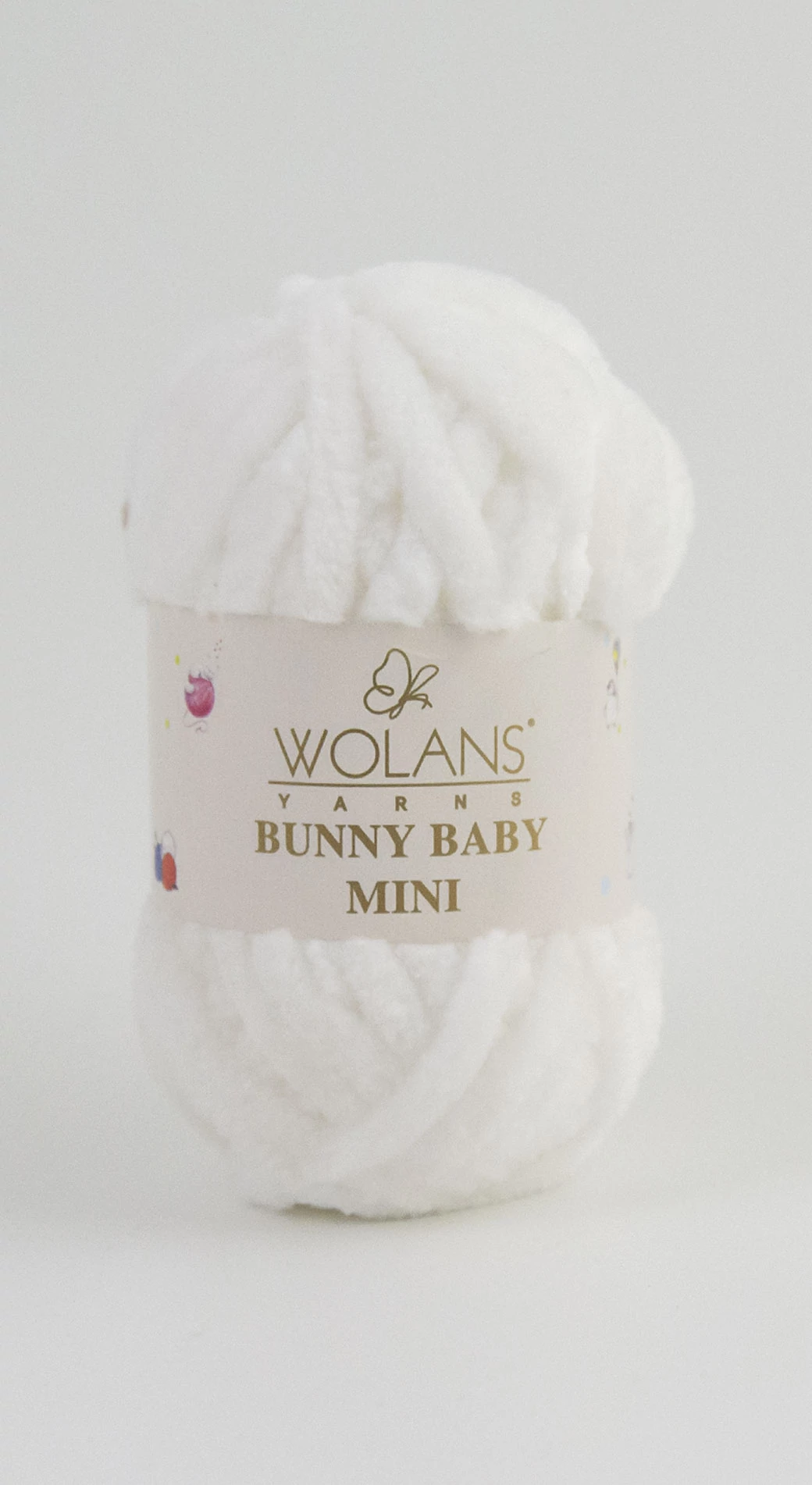 Bunny Baby MINI plüssfonal - fehér