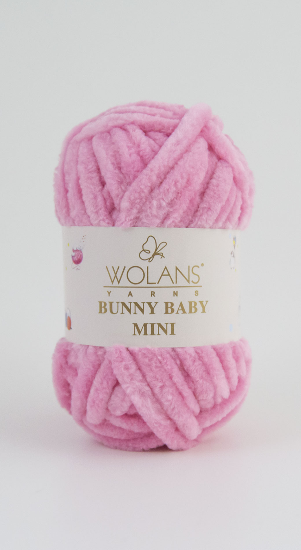 Bunny Baby MINI plüssfonal - pink
