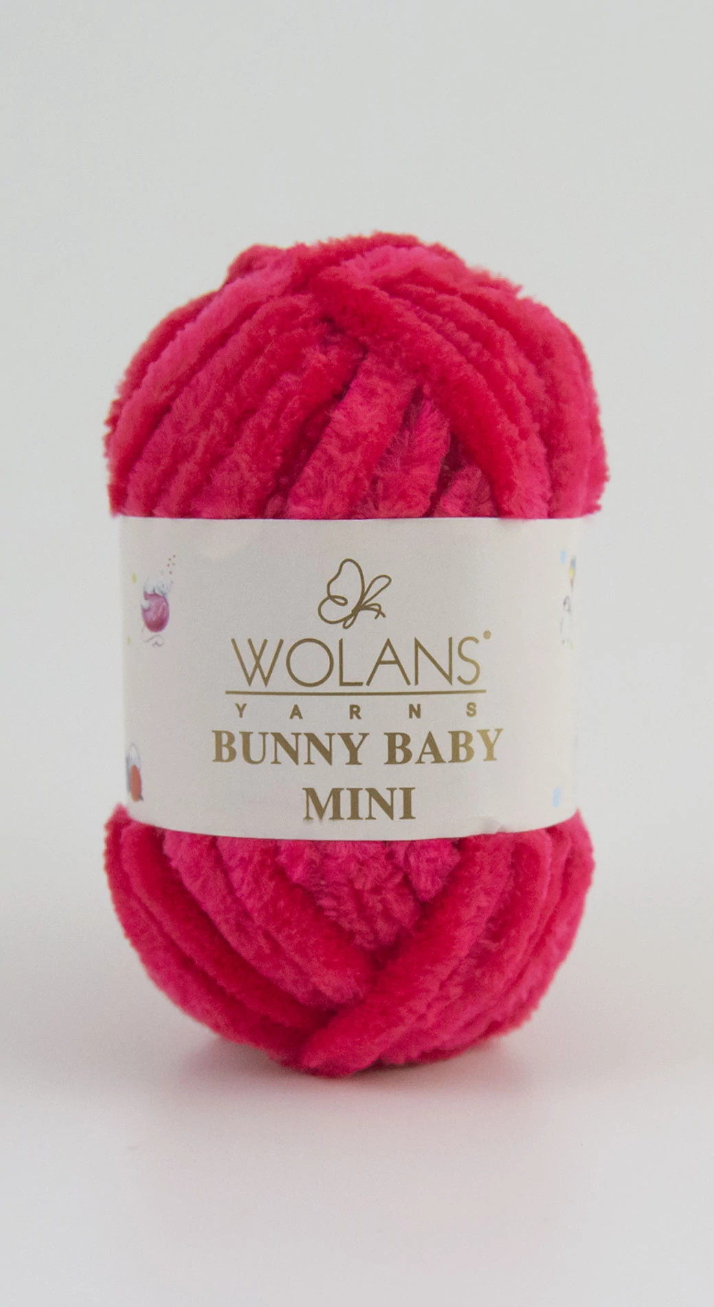 Bunny Baby MINI plüssfonal - sötét pink