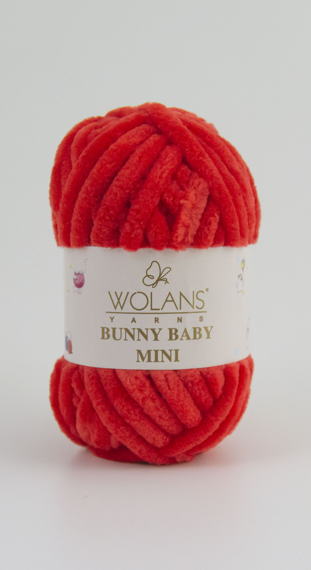 Bunny Baby MINI plüssfonal - piros