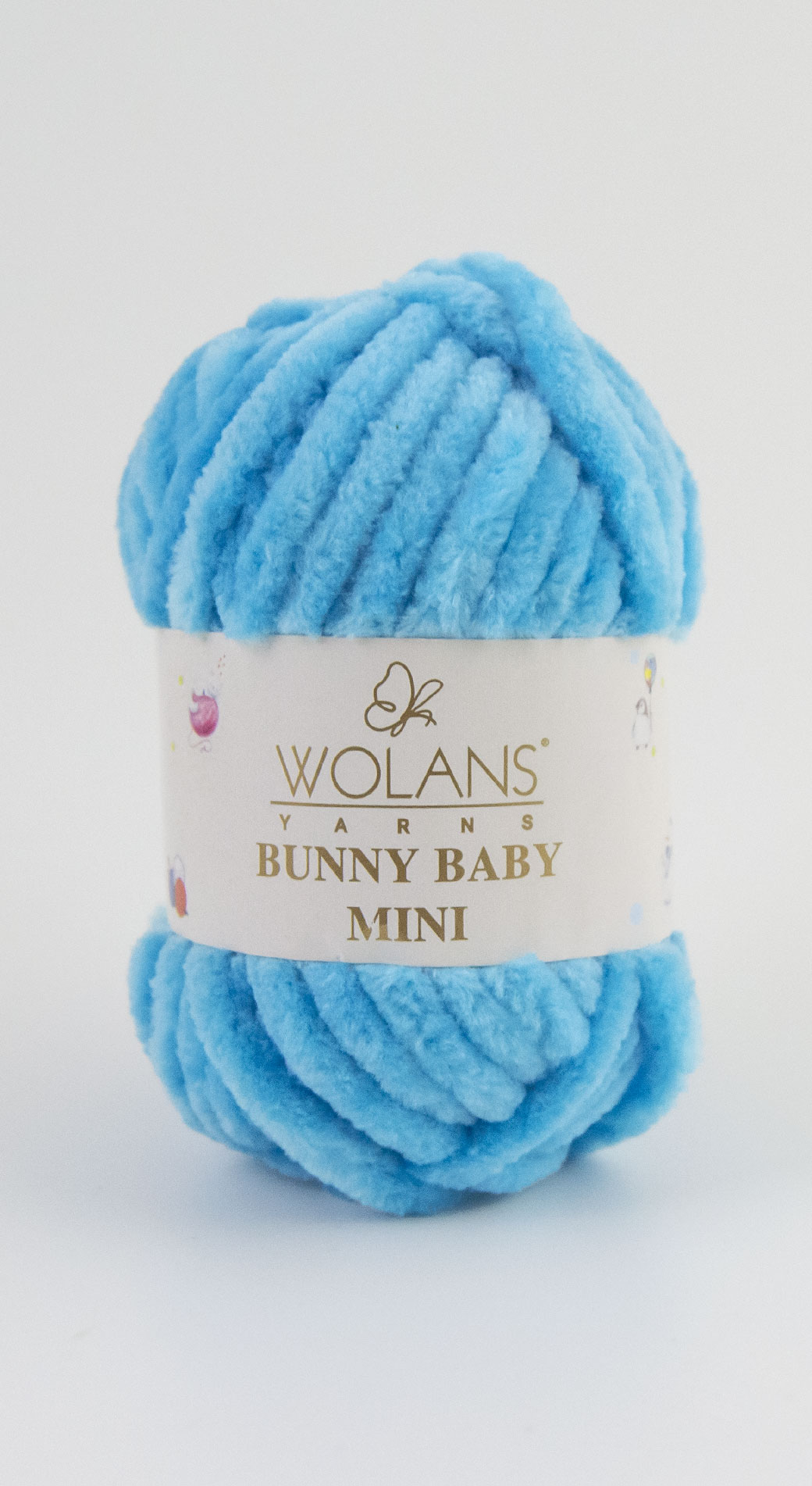 Bunny Baby MINI plüssfonal - türkisz kék