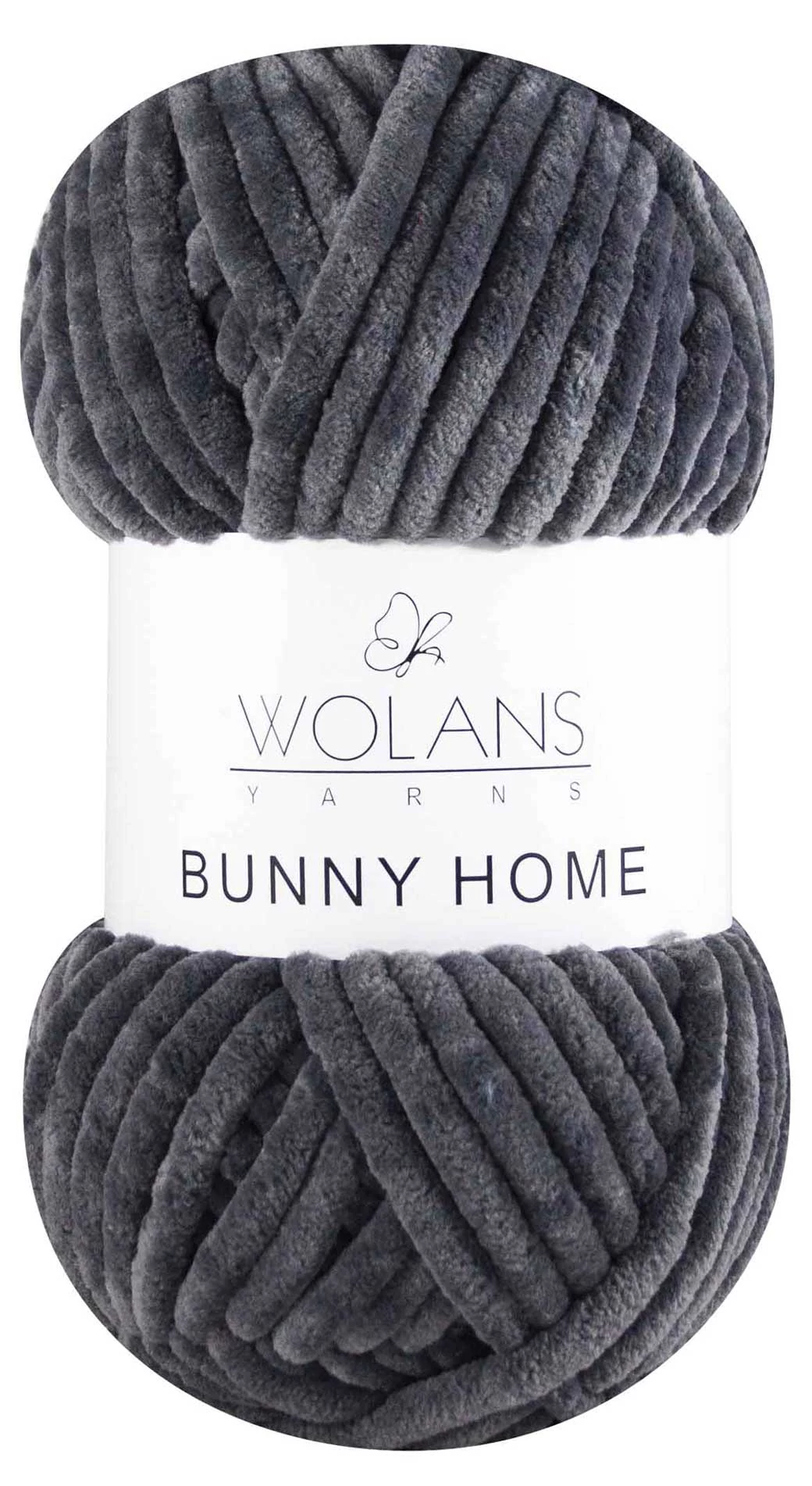 Bunny Home Jumbo plüssfonal - sötétszürke