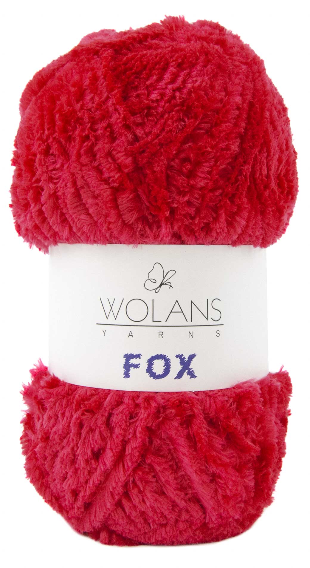 Wolans Fox szőrös fonal - piros