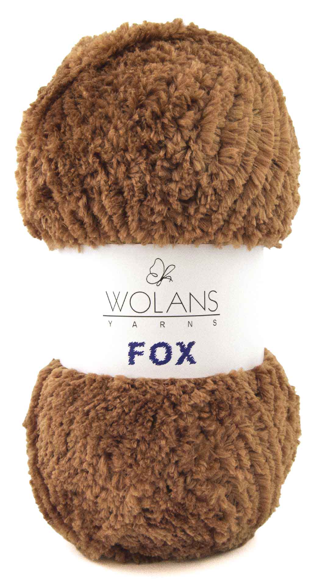 Wolans Fox szőrös fonal - barna