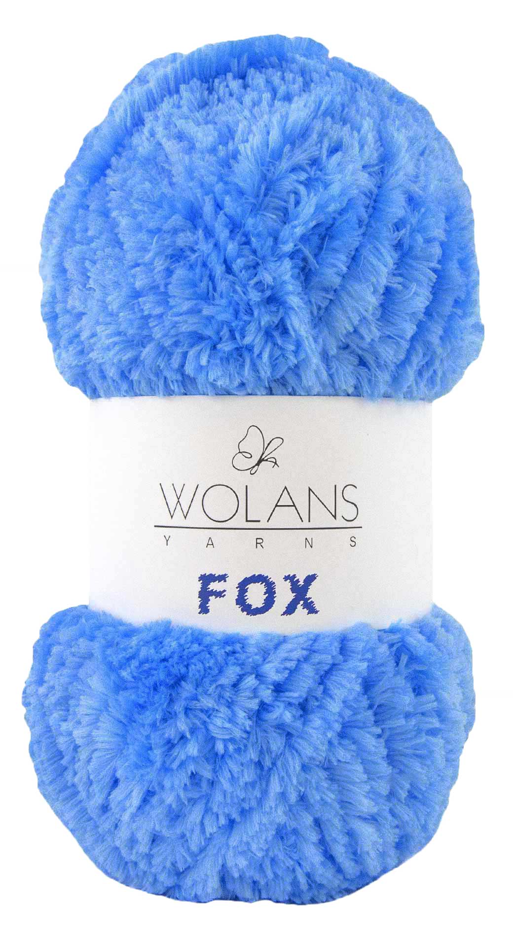 Wolans Fox szőrös fonal - égkék