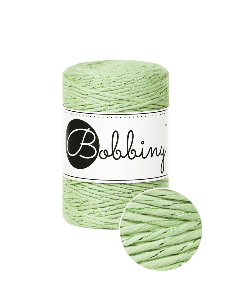 Bobbiny Baby kifésülhető makramé fonal 1,5 mm - UNICOLOR MATCHA