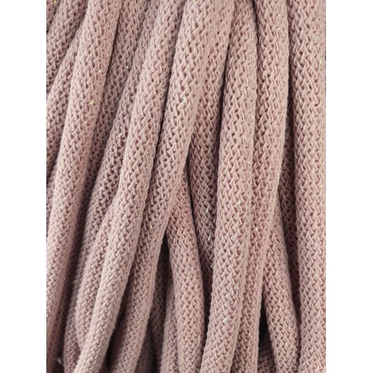 Bobbiny Zsinórfonal Jumbo 9 mm - Glossy Pastel Pink - 10 m