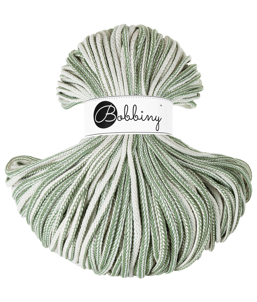 Bobbiny Premium zsinórfonal 5 mm  - Magical Collection - Milky Green - 100 m
