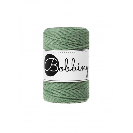 Bobbiny 3 Ply Makramé fonal 1,5 mm - Eukaliptusz