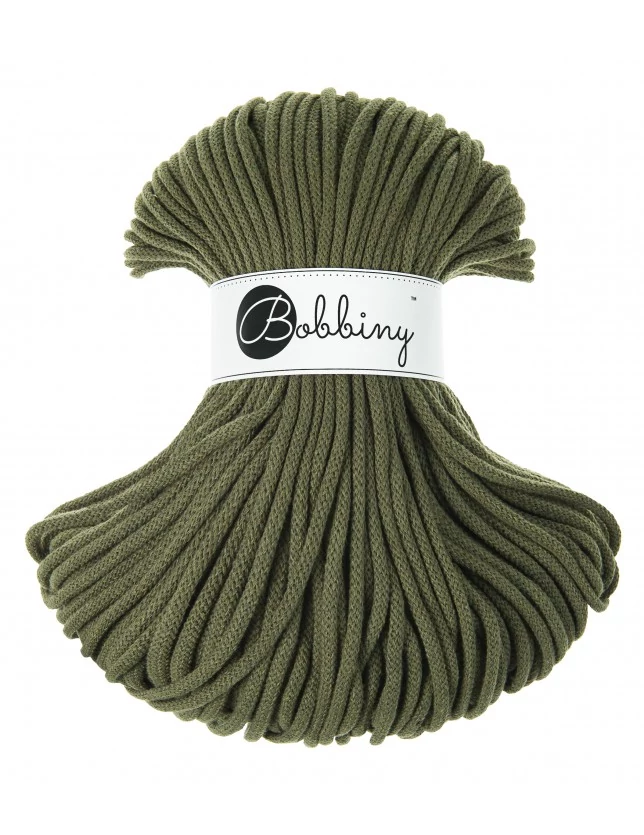 Bobbiny Premium zsinórfonal 5 mm – AVOKADO - 100 m