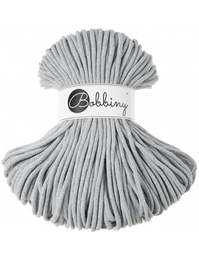 Bobbiny Premium Zsinórfonal 5 mm- világosszürke - 100 m