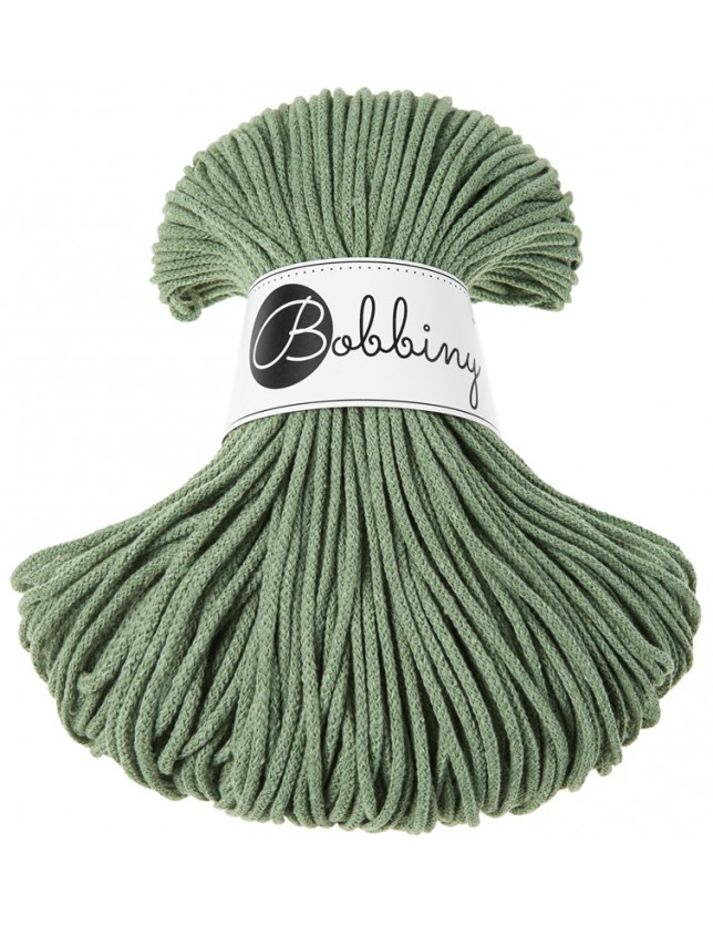 Bobbiny Zsinórfonal Junior 3 mm - Eucalyptus Green