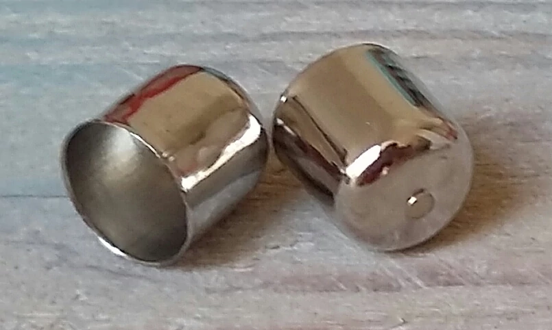 Kupak ékszerkészítéshez - 10x10 mm pár