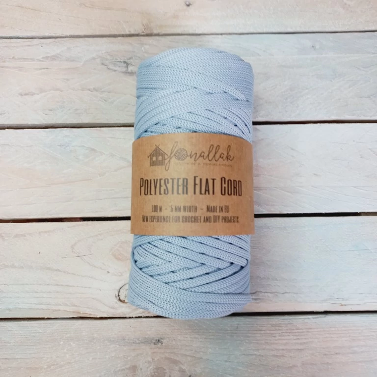 Fonallak PP flat cord - VILÁGOS KÉK