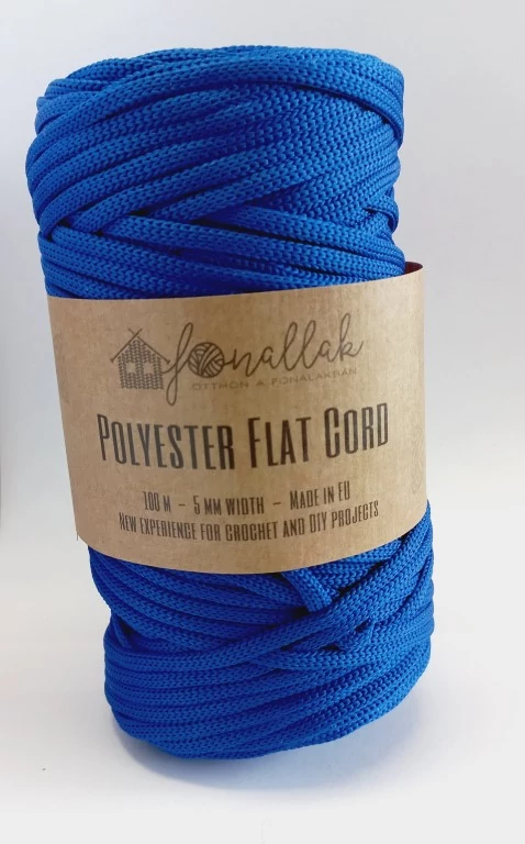 Fonallak PP flat cord - KIRÁLYKÉK