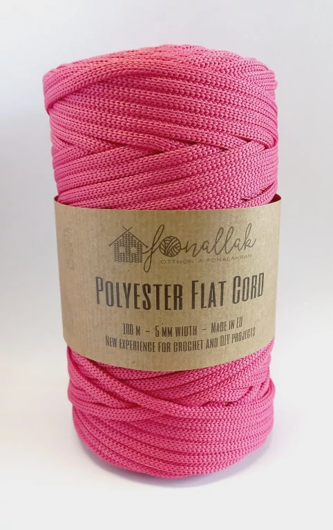 Fonallak PP flat cord - FUKSZIA