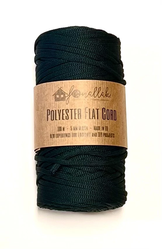Fonallak PP flat cord - ERDŐZÖLD