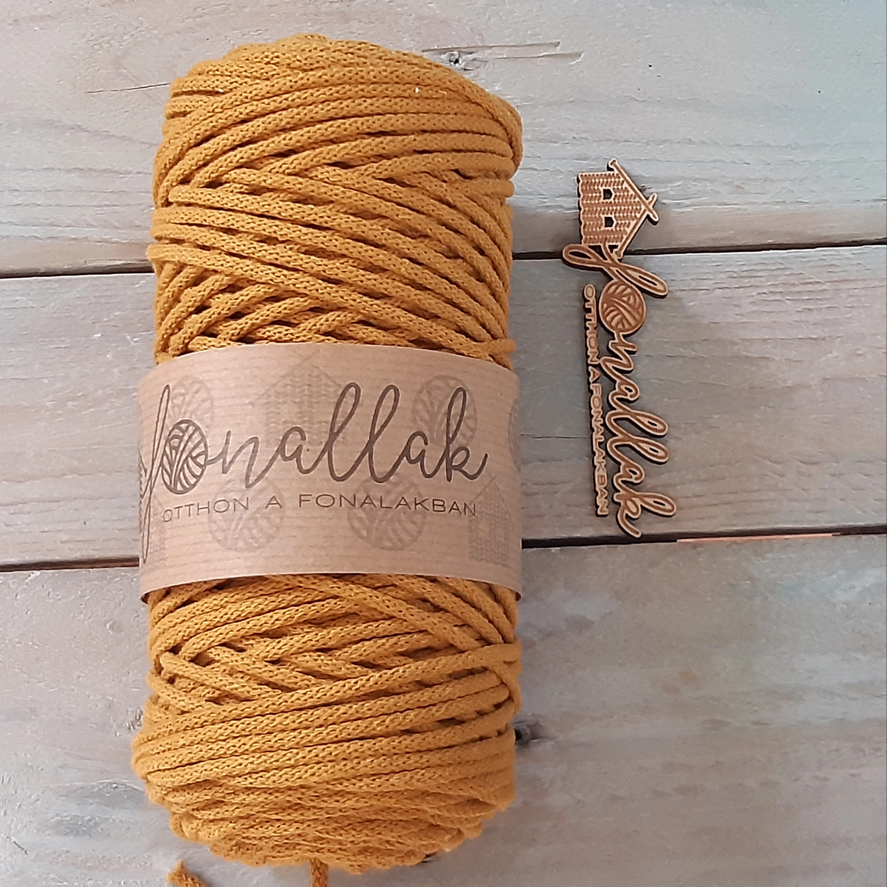Zsinórfonal 3 mm - Okker