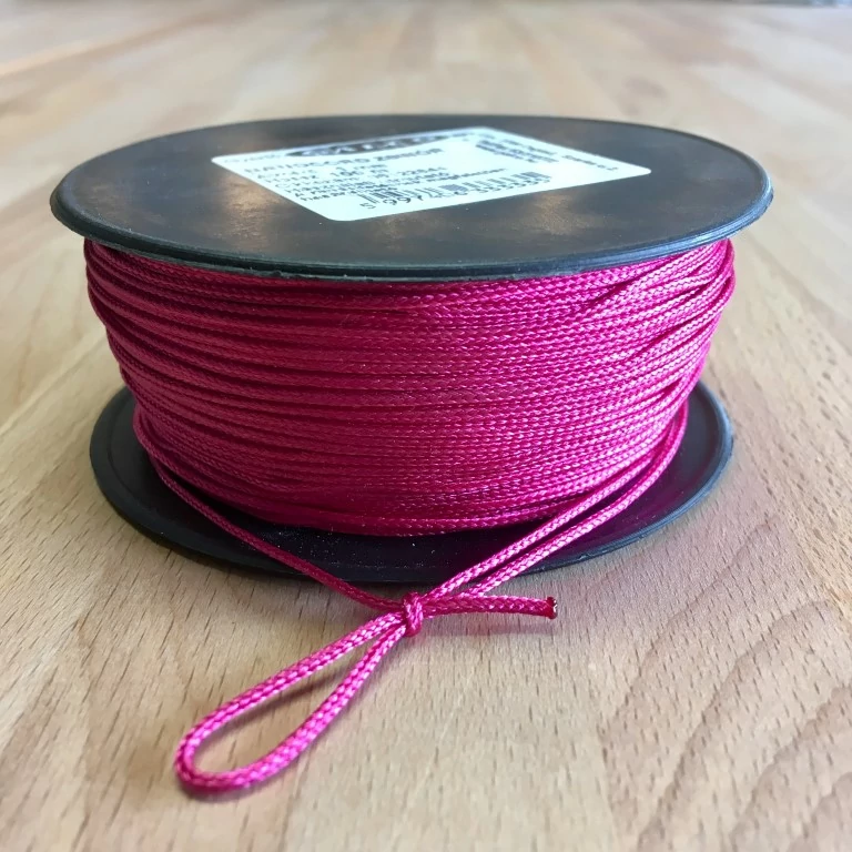 Makramézsinór nanocord PP 1 mm - Magenta
