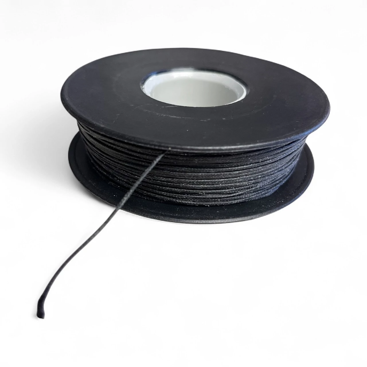 Makramézsinór poliészter viaszolt 1 mm - Fekete