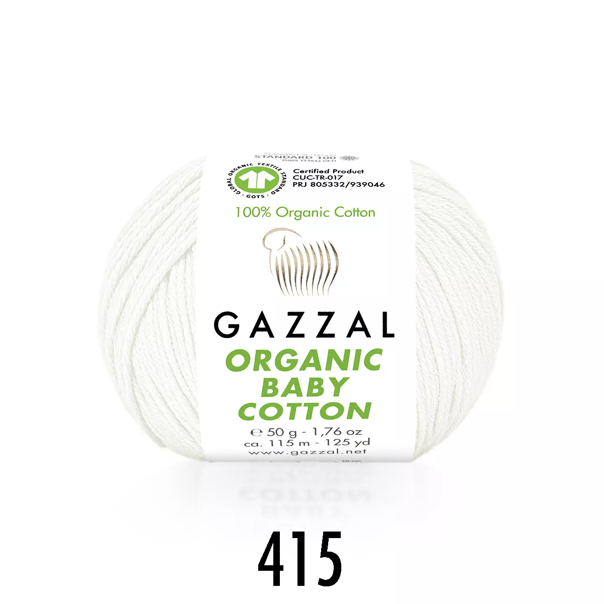Gazzal Organic Baby Cotton – natúr