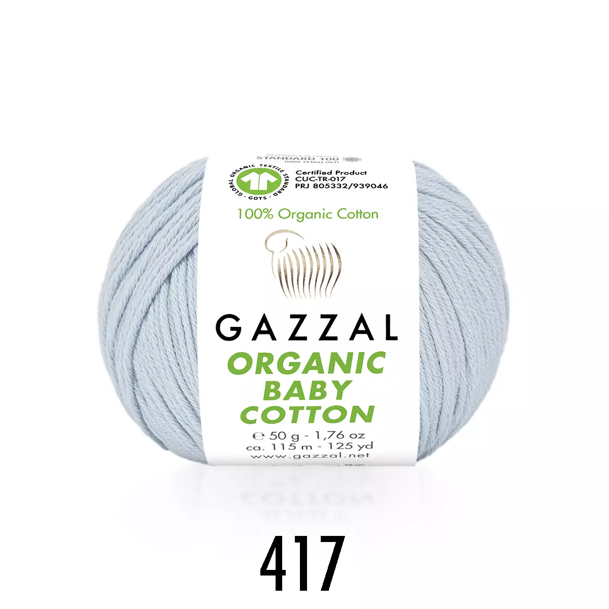 Gazzal Organic Baby Cotton – babakék