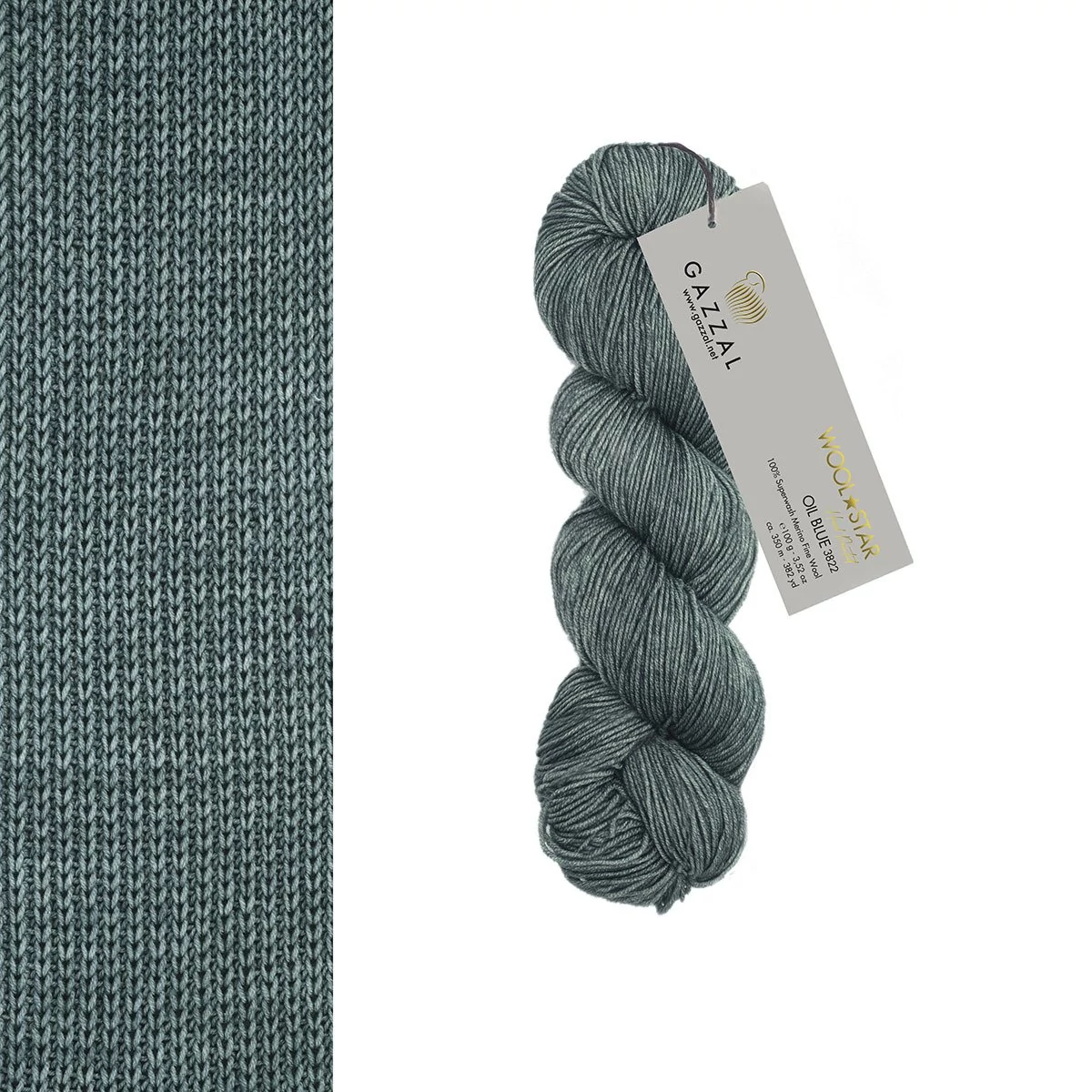 Gazzal Wool Star - OIL BLUE