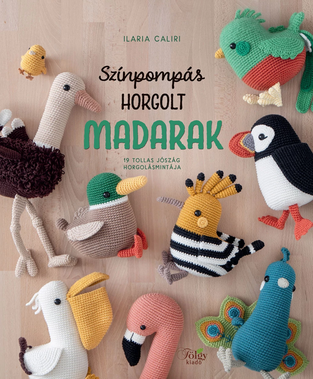 Színpompás horgolt madarak