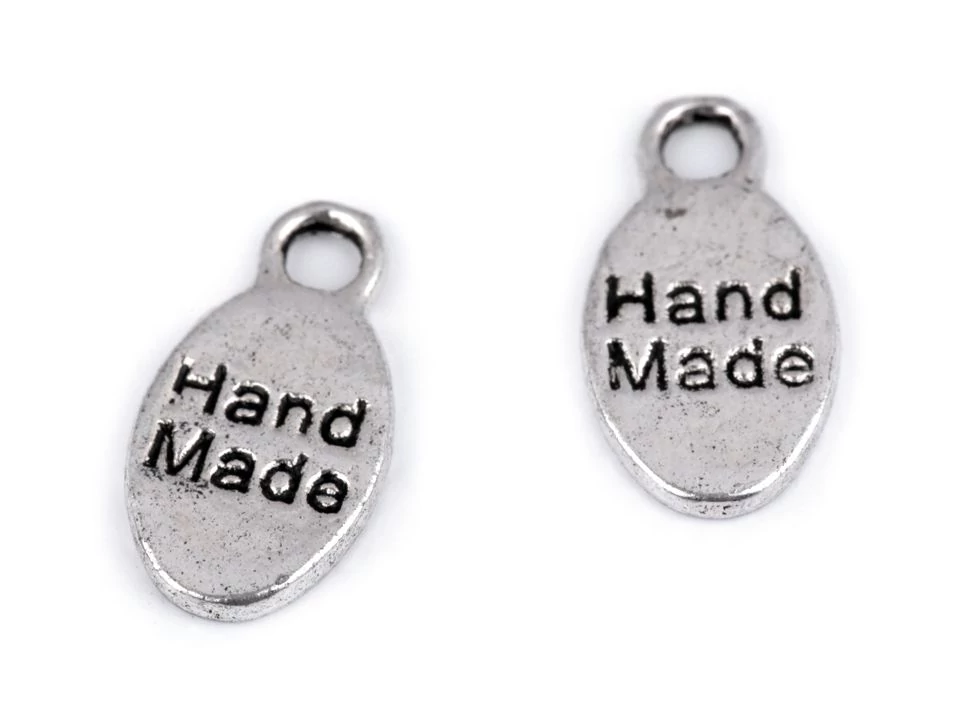 Fém medálok Handmade 8x15 mm