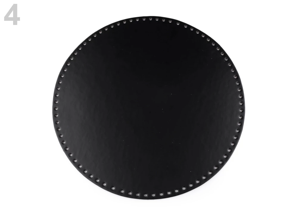 Táska alap kerek 25 cm - fekete