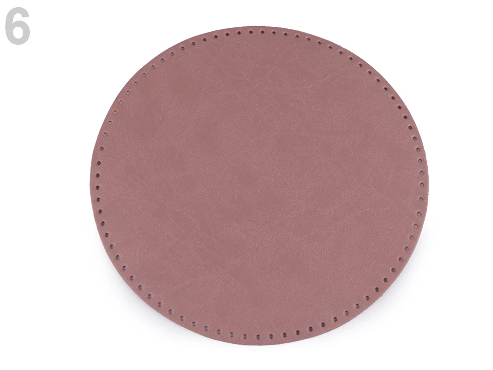 Táska alap kerek 25 cm - sötét rózsaszín