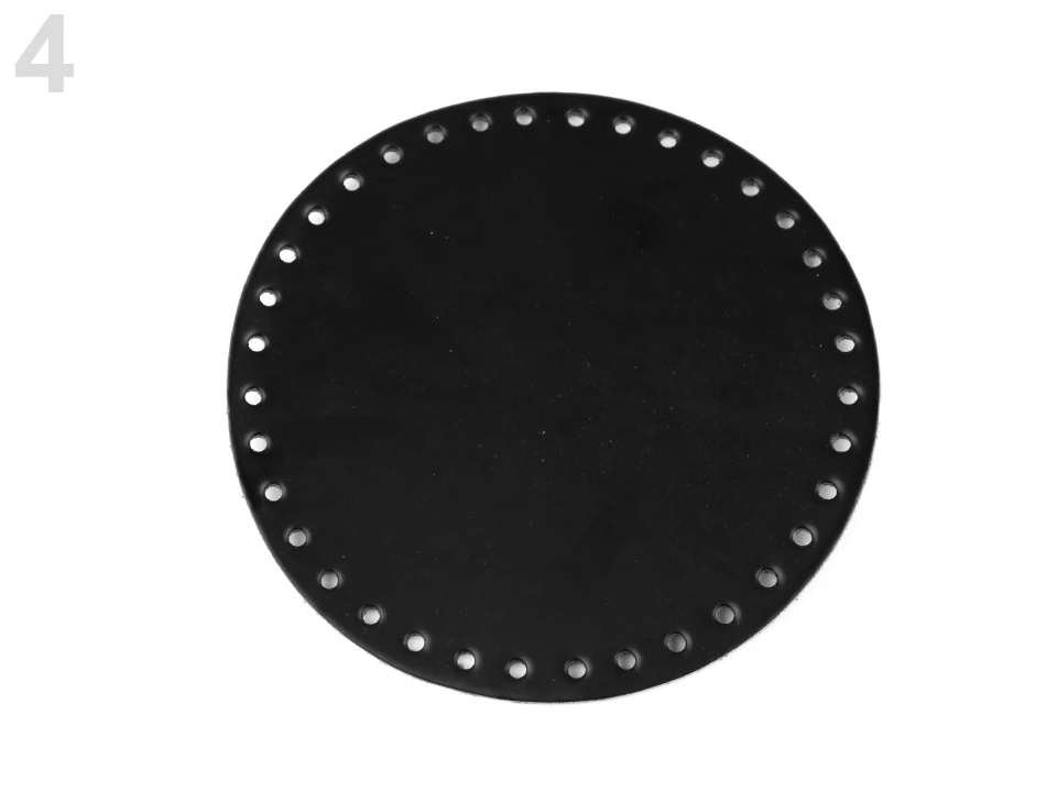 Táska alap kerek 16 cm - fekete