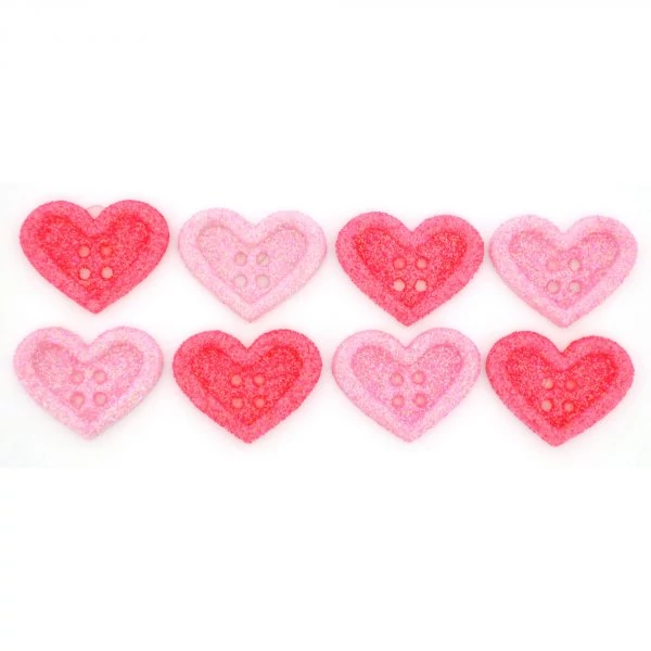 Dress it up - Pink Glitter Hearts