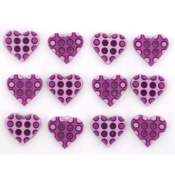 Dress it up - Polka Dots Hearts Lila