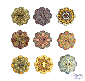 Dress it up – Wood Vintage Flowers