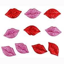 Dress it up - Glitter lips