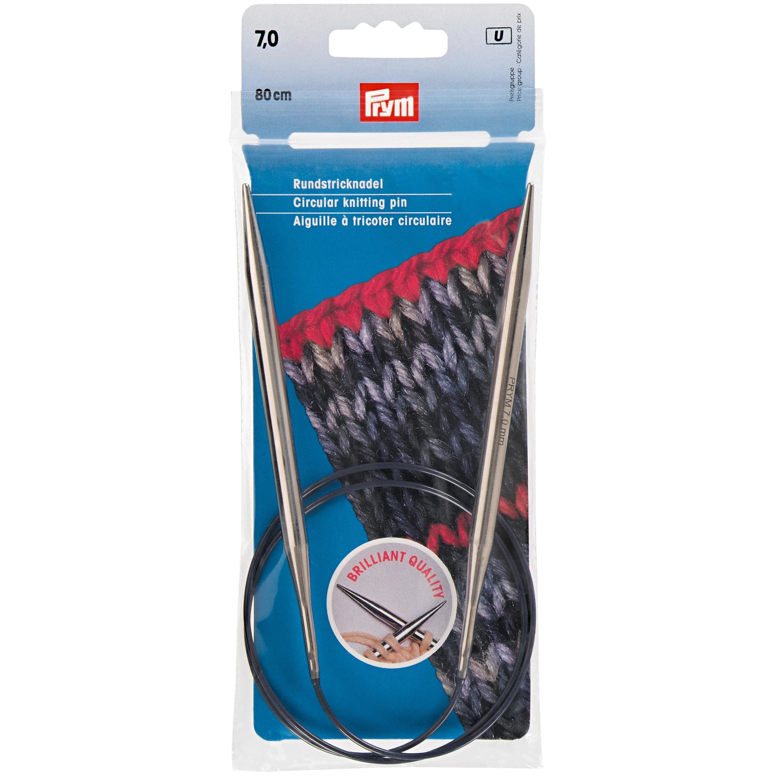 Prym Brilliant körkötőtű - 7 mm