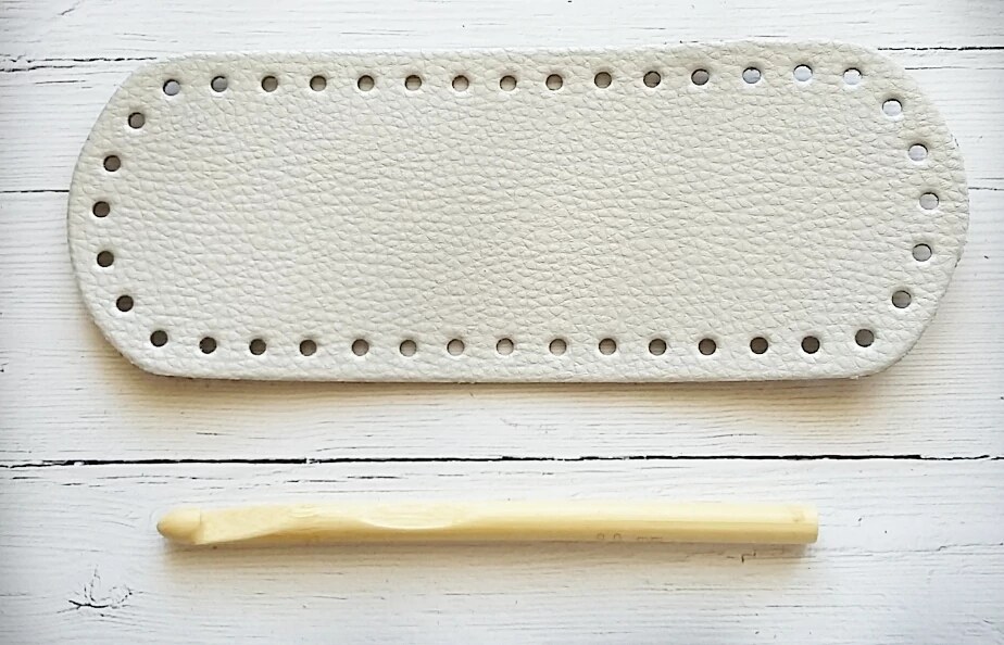 Táskaalap 8x21 cm - ezüst