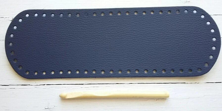 Táskaalap 10x30 cm - tengerészkék