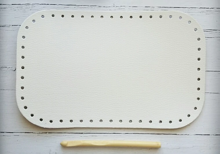 Táskaalap 18x28 cm - fehér
