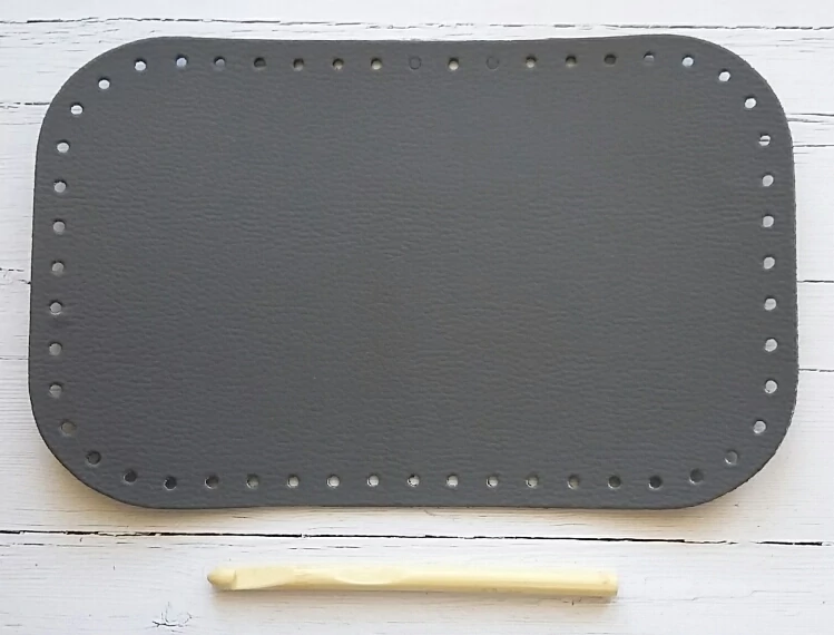 Táskaalap 18x28 cm - szürke